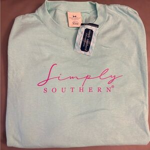 Simply Southern Light Blue Long Sleeve Tee
